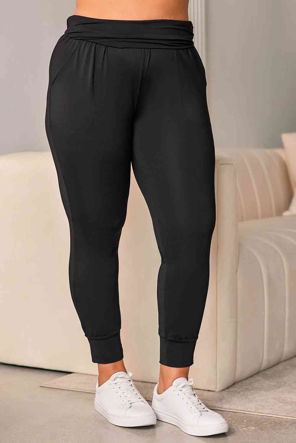 Plus Size High Waist Skinny Pants - Pahabu - Women's Clothing & Shop