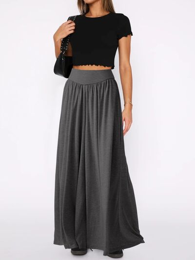 High Waist Wide Leg Pants - Pahabu - Women's Clothing & Shop
