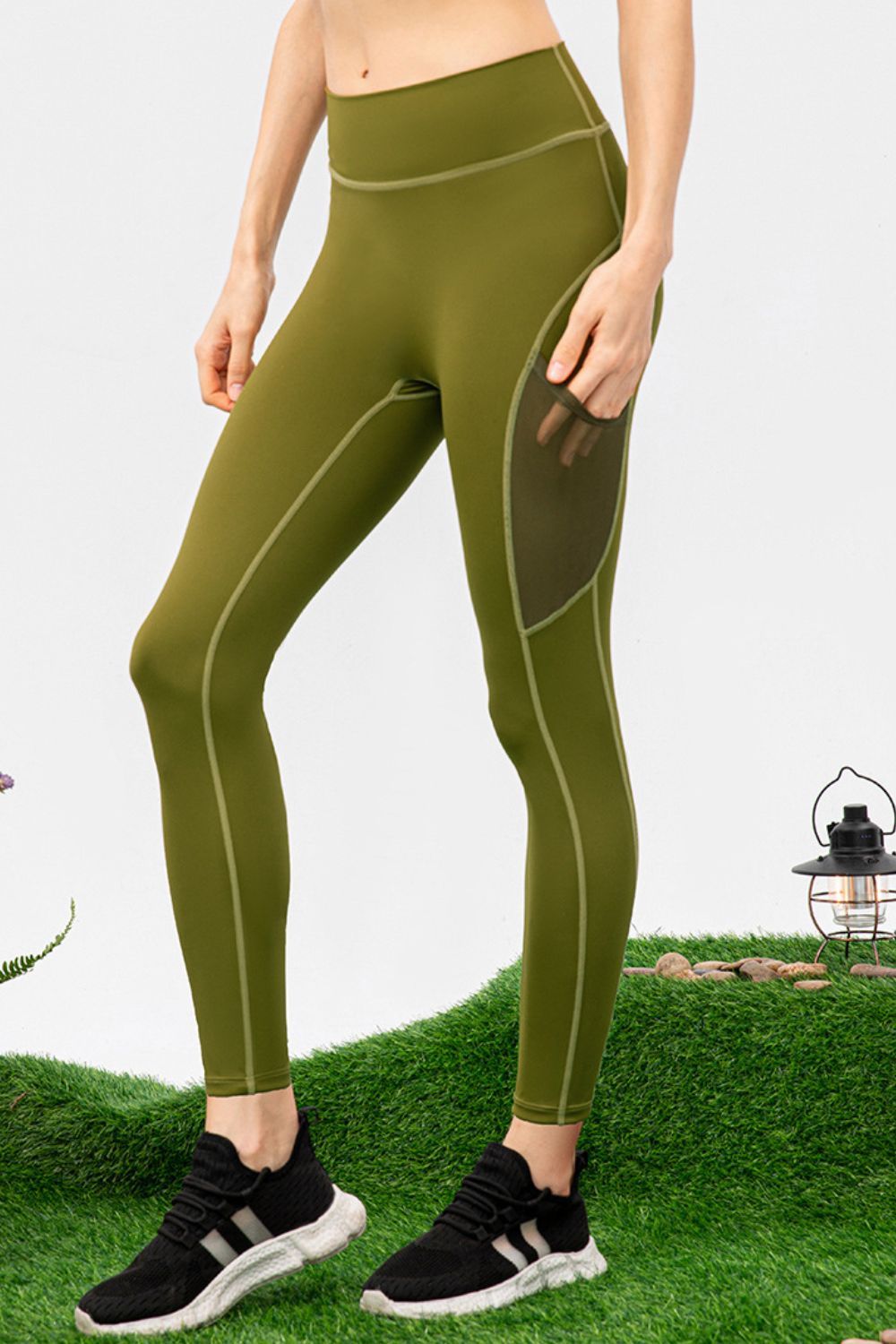 High Waist Slim Fit Long Sports Pants - Pahabu - Women's Clothing & Shop