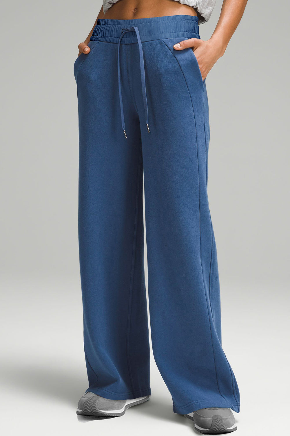 Drawstring Wide Leg Active Pants - Pahabu - Women's Clothing & Shop