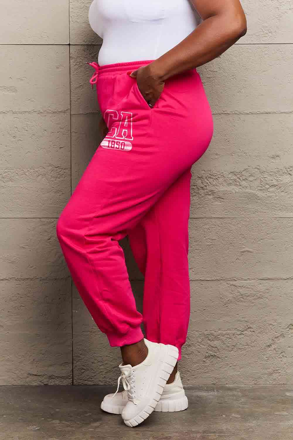 Simply Love Simply Love Full Size CA 1850 Graphic Joggers - Pahabu - Women's Clothing & Shop