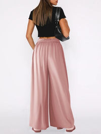 High Waist Wide Leg Pants - Pahabu - Women's Clothing & Shop