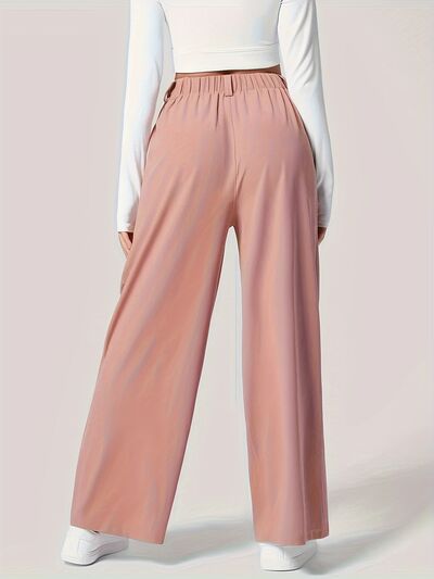 Wide Leg Pants with Pockets - Pahabu - Women's Clothing & Shop