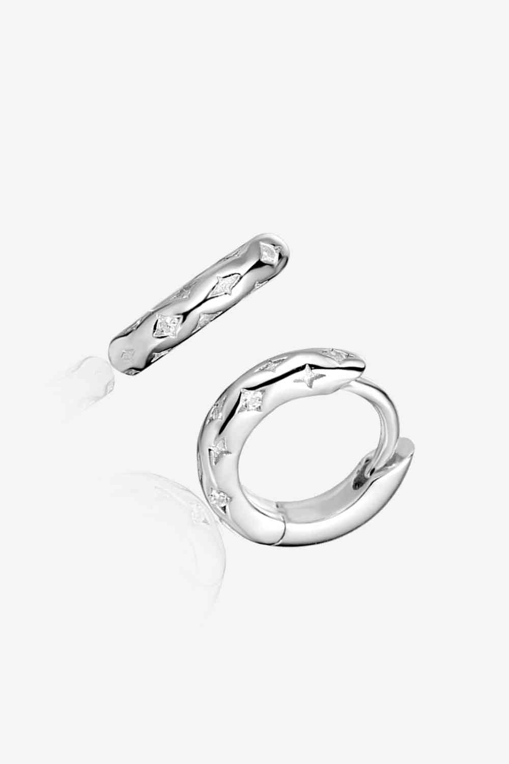 925 Sterling Silver Huggie Earrings - Pahabu