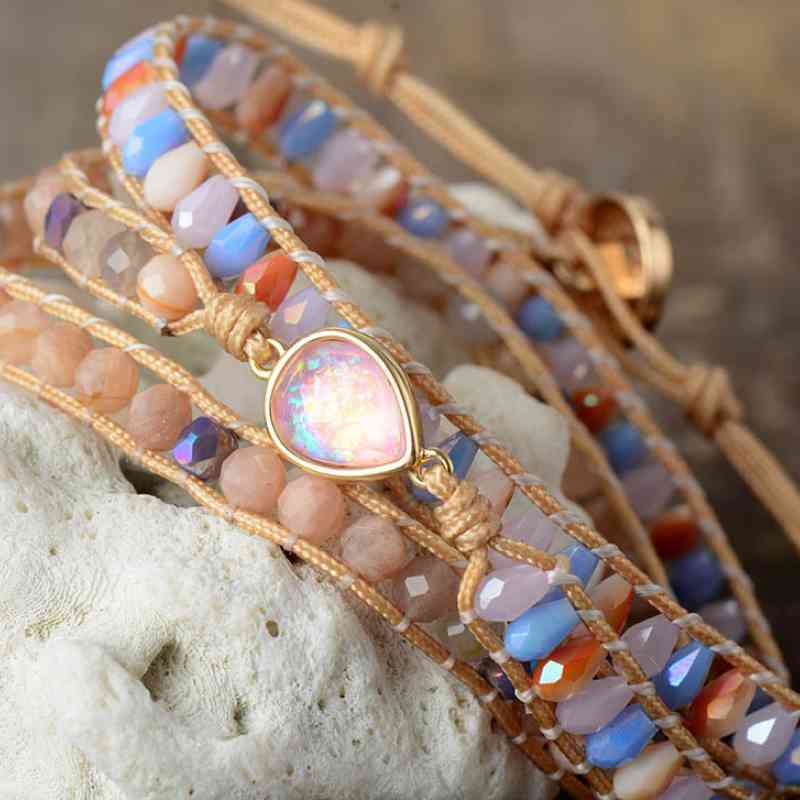 Opal Beaded Bracelet - Pahabu