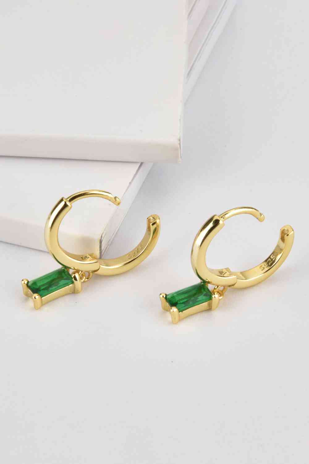 Zircon Huggie Drop Earrings - Pahabu