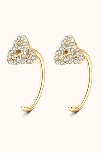 Moissanite 925 Sterling Silver Earrings - Pahabu