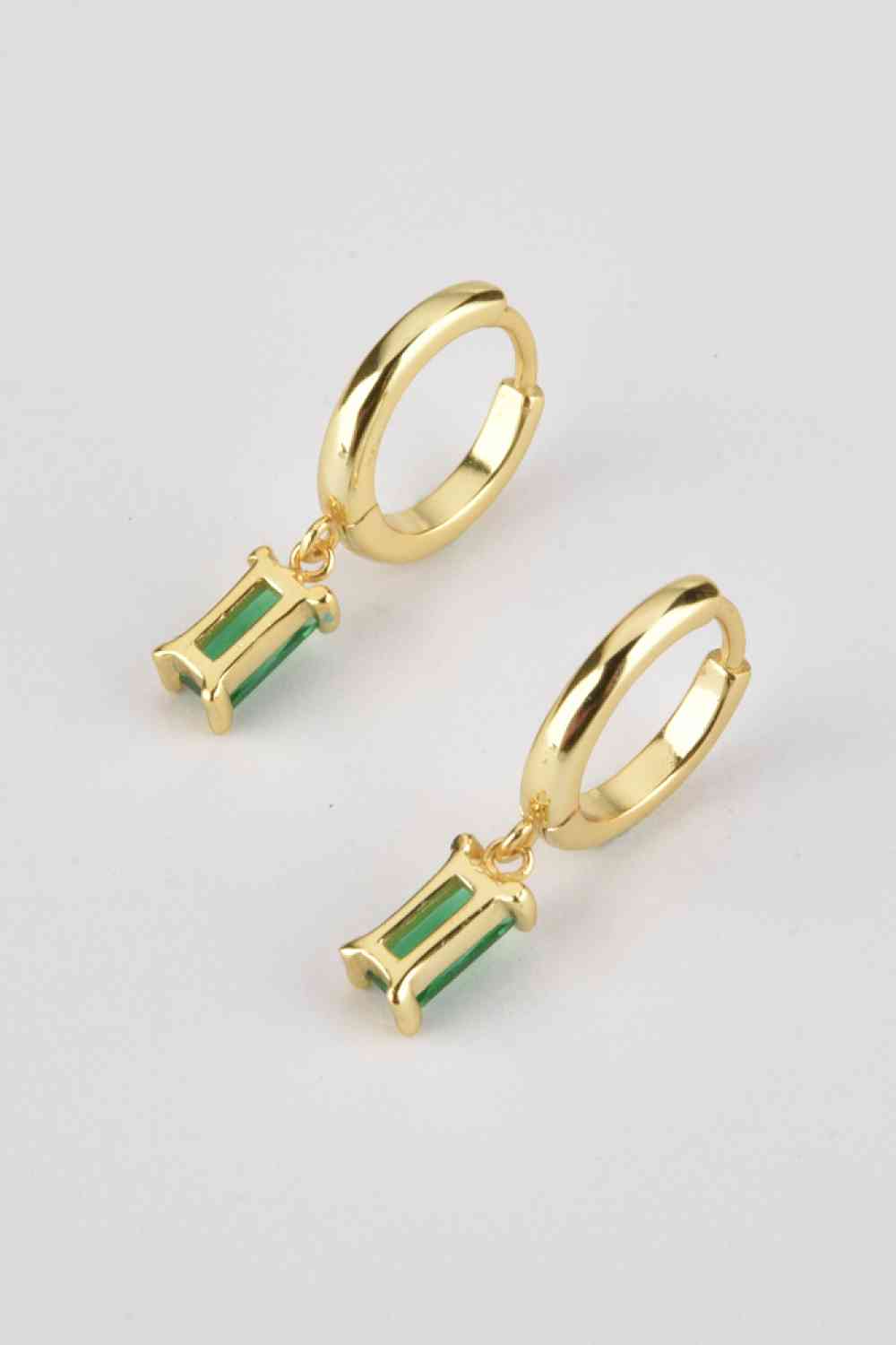 Zircon Huggie Drop Earrings - Pahabu