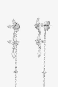 Inlaid Zircon 925 Sterling Silver Earrings - Pahabu