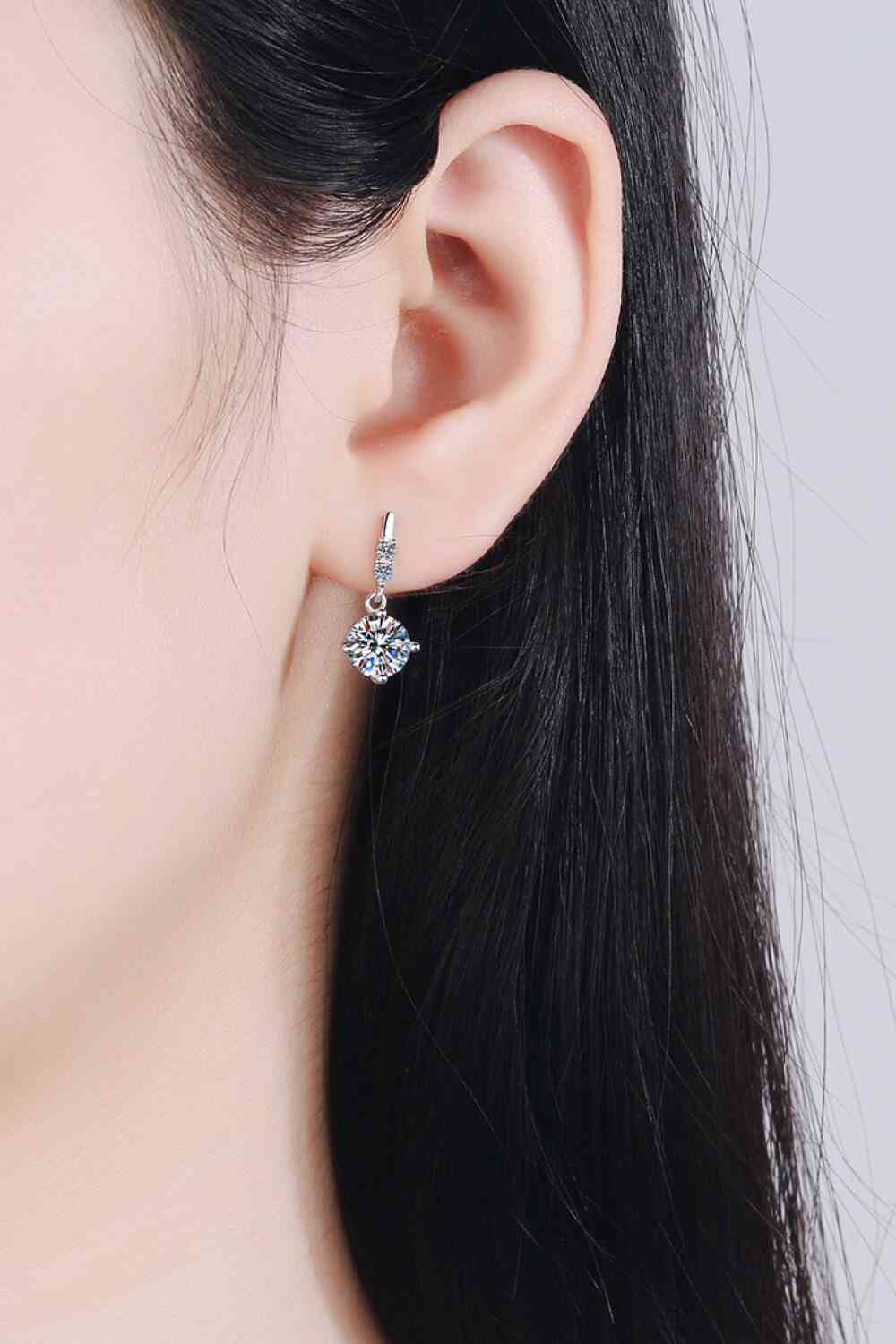 Moissanite Drop Earrings - Pahabu