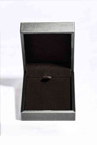 1 Carat Moissanite Pendant Platinum-Plated Necklace - Pahabu