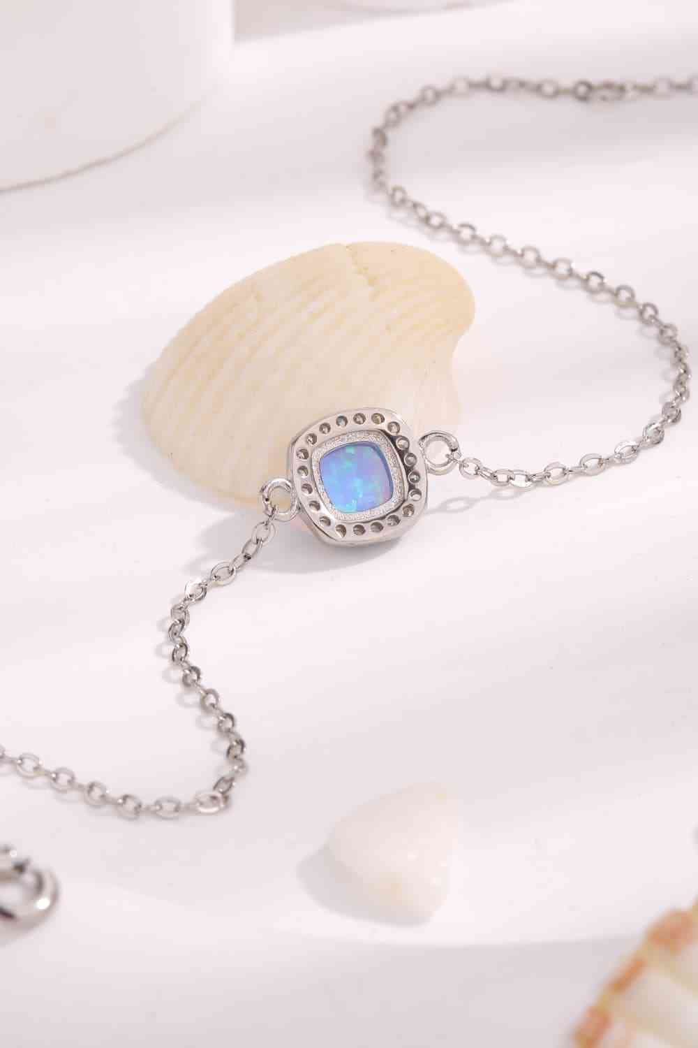 Opal Platinum-Plated Bracelet - Pahabu