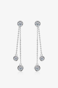 2.6 Carat Moissanite 925 Sterling Silver Earrings - Pahabu