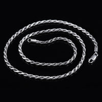 23.6" Snake Chain 925 Sterling Silver Necklace - Pahabu