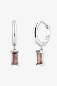 Zircon Huggie Drop Earrings - Pahabu