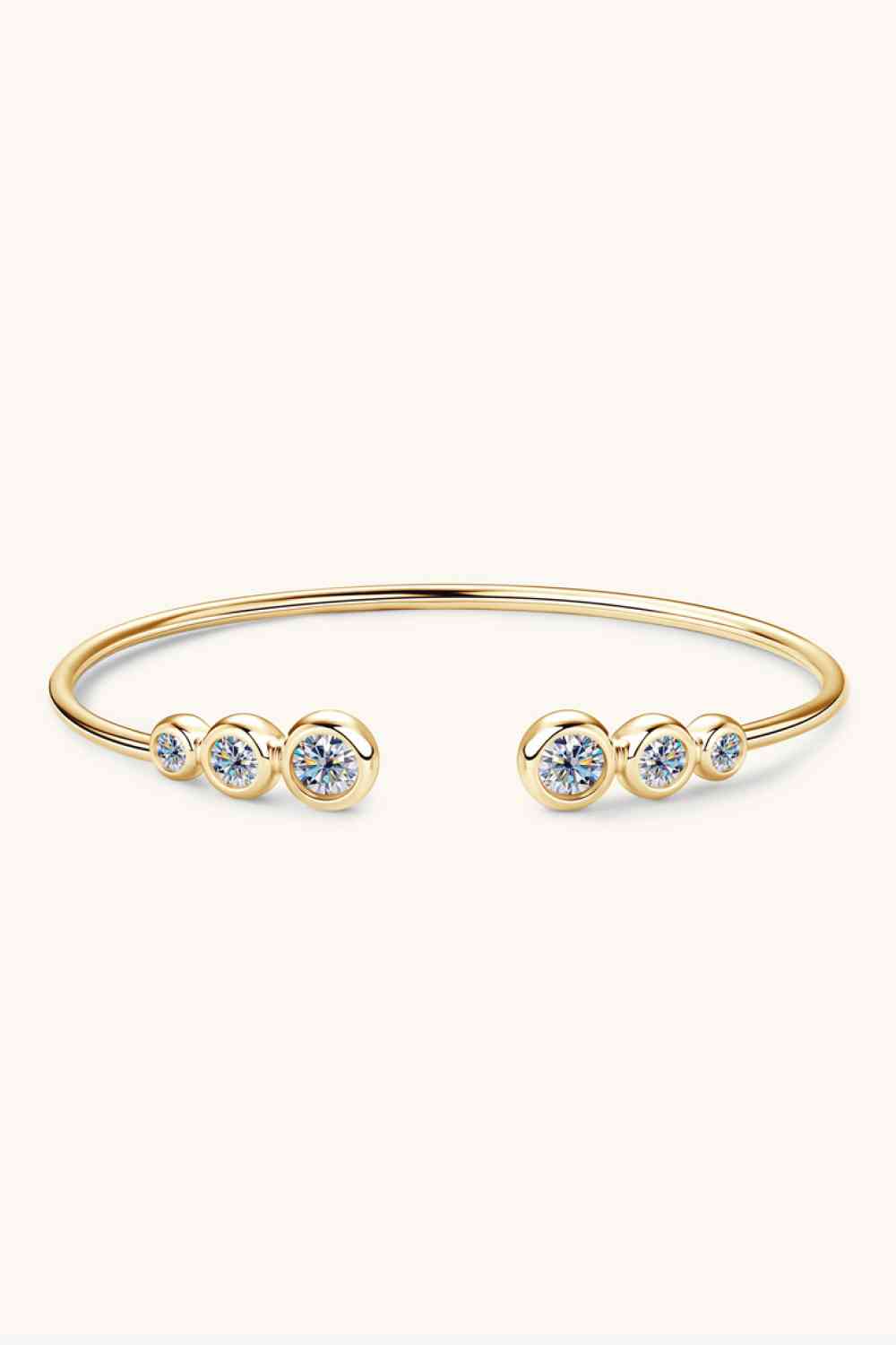 1.8 Carat Moissanite 925 Sterling Silver Bracelet - Pahabu