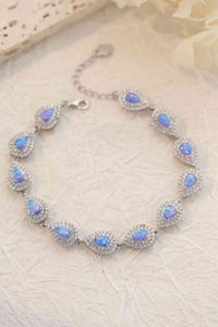 925 Sterling Silver Opal Bracelet - Pahabu