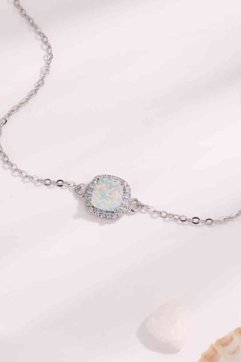 Opal Platinum-Plated Bracelet - Pahabu