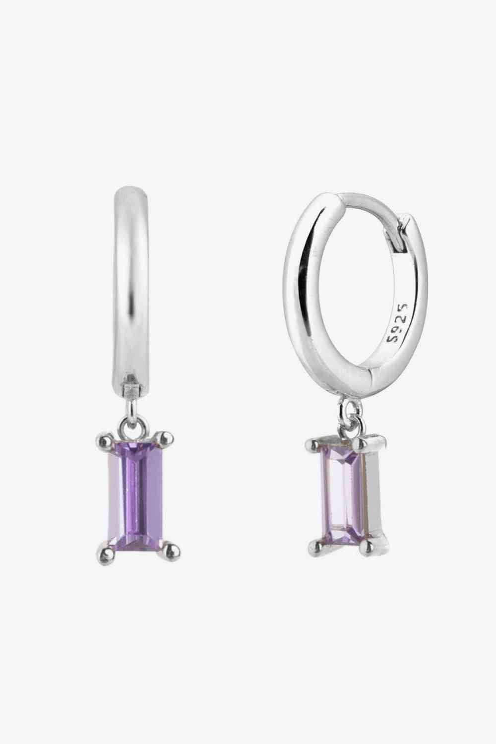 Zircon Huggie Drop Earrings - Pahabu