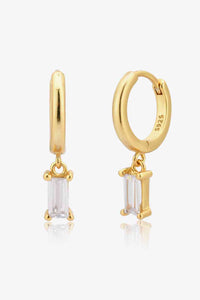 Zircon Huggie Drop Earrings - Pahabu