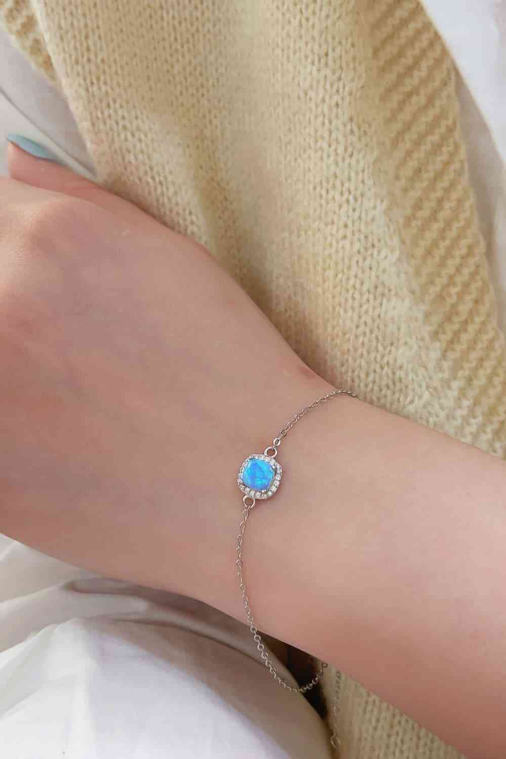 Opal Platinum-Plated Bracelet - Pahabu