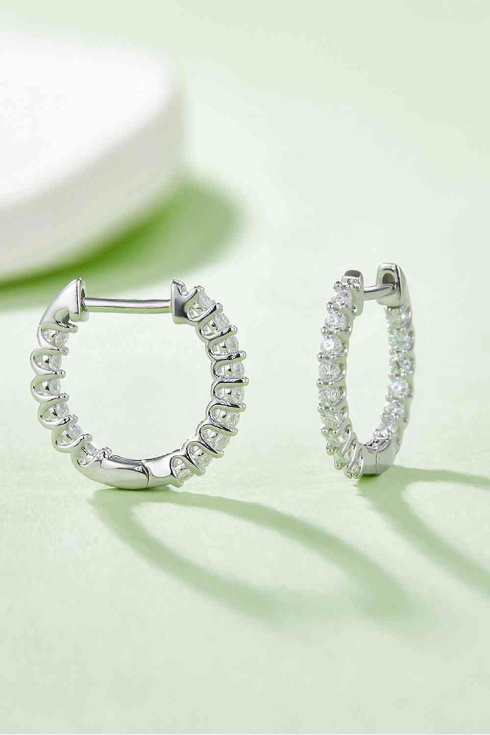 Moissanite 925 Sterling Silver Earrings - Pahabu