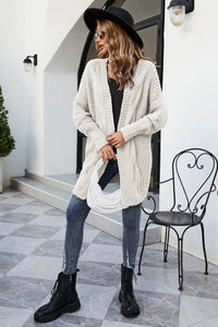 Open Front Dolman Sleeve Cardigan