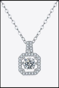 Adored Moissanite 925 Sterling Silver Necklace - Pahabu