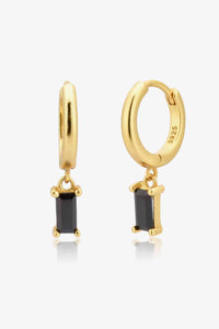 Zircon Huggie Drop Earrings - Pahabu