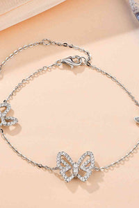 Moissanite Butterfly Shape Bracelet - Pahabu