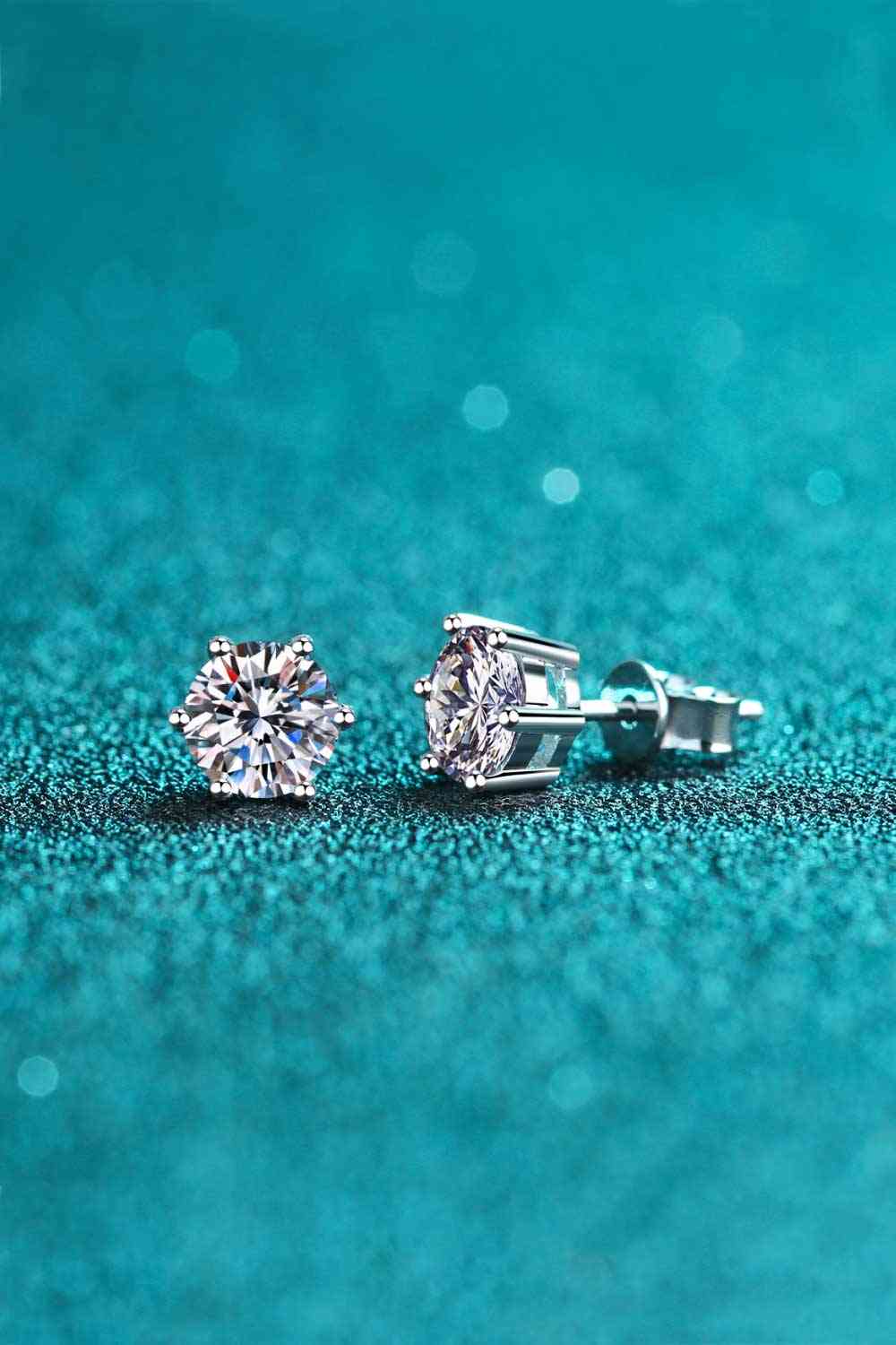 Endless Cheer Moissanite Stud Earrings - Pahabu