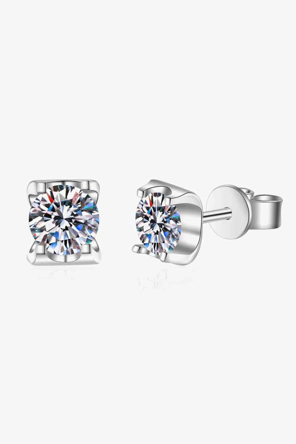 Weekend Meetup Moissanite Stud Earrings - Pahabu